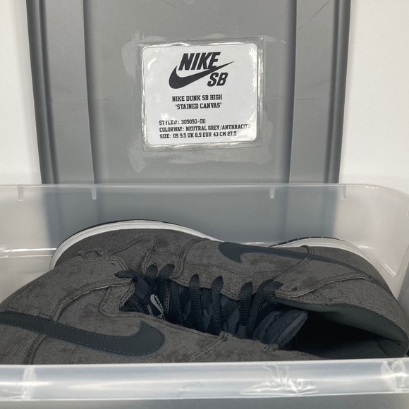 Nike Dunk SB High 'Stained Canvas' - Picture 2 of 14